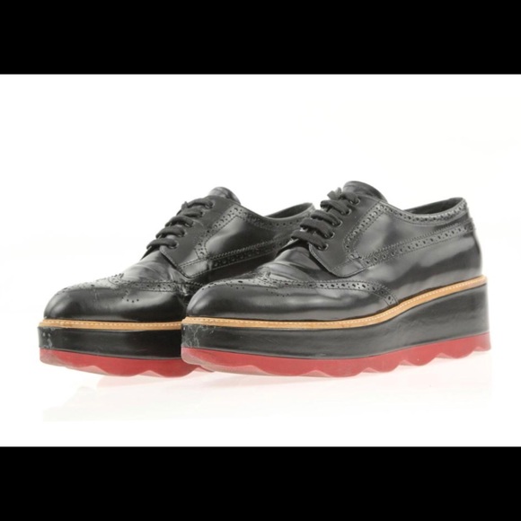 prada brogue platform oxford